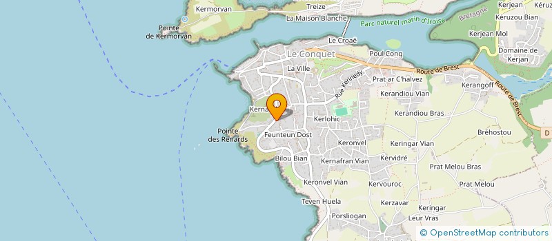 localisation de l'entreprise 897 414 611   LE CONQUET