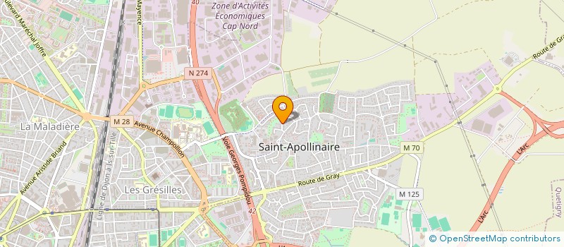 localisation de l'entreprise 897 434 692   SAINT-APOLLINAIRE