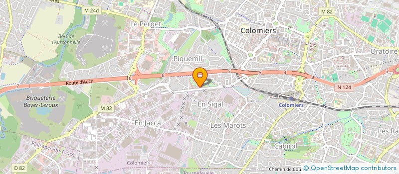 localisation de l'entreprise 897 453 171 à COLOMIERS