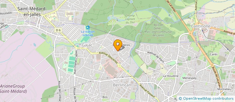 localisation de l'entreprise 897 457 370   GUJAN-MESTRAS