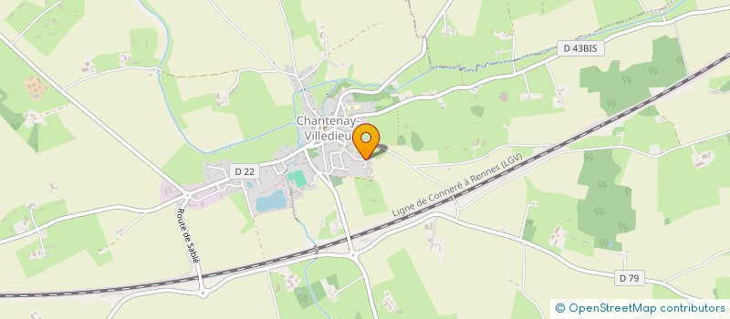 localisation de l'entreprise 897 457 768   CHANTENAY-VILLEDIEU