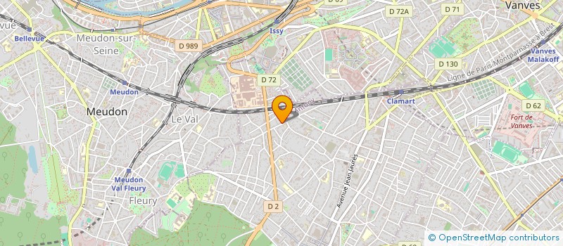 localisation de l'entreprise 897 472 130   CLAMART