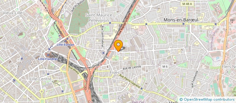 localisation de l'entreprise 897 478 574 à ROUBAIX