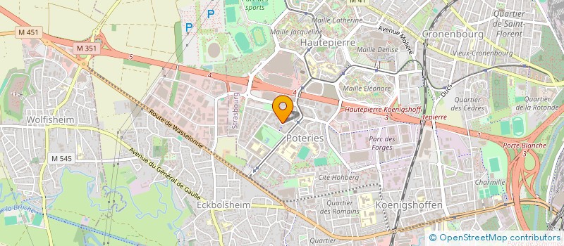localisation de l'entreprise 897 494 795 à STRASBOURG