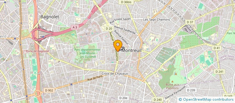 localisation de l'entreprise 897 512 901 à MONTREUIL
