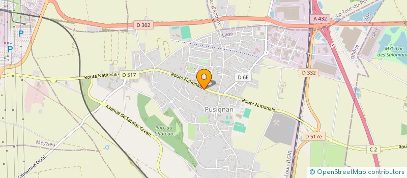 localisation de l'entreprise 897 517 819   PUSIGNAN