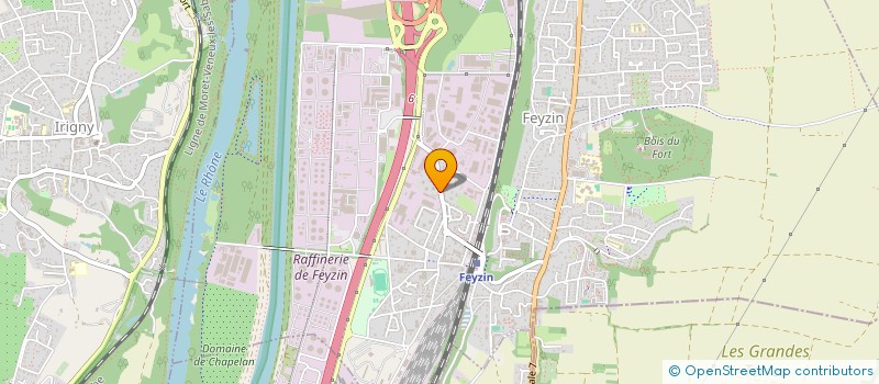 localisation de l'entreprise 897 528 345   FEYZIN