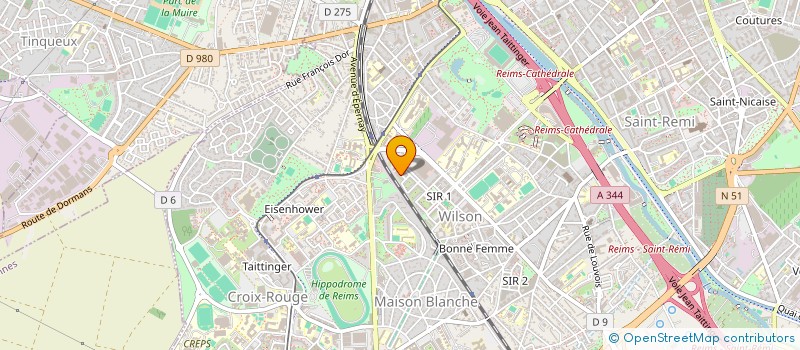 localisation de l'entreprise 897 531 398   REIMS