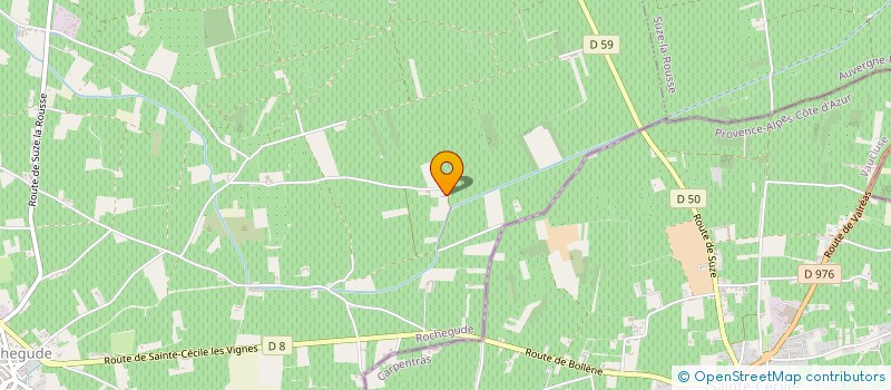 localisation de l'entreprise 897 544 417   ROCHEGUDE