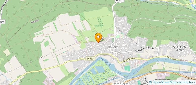 localisation de l'entreprise 897 567 947   BAVANS