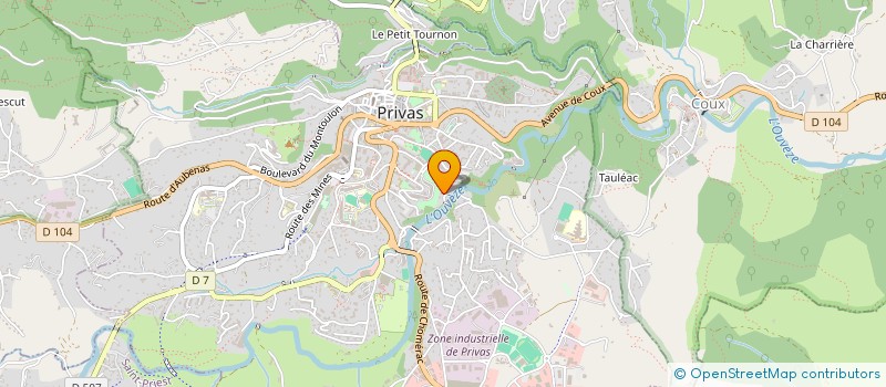 localisation de l'entreprise 897 576 831   VALS-LES-BAINS