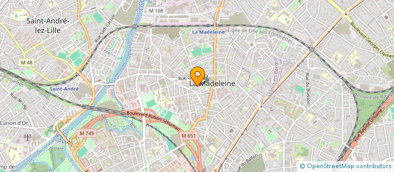 localisation de l'entreprise 897 583 183  à LA MADELEINE