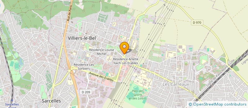 localisation de l'entreprise 897 611 497   VILLIERS-LE-BEL