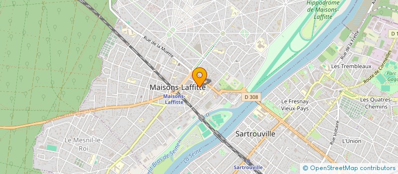 localisation de l'entreprise 897 612 545   MAISONS-LAFFITTE