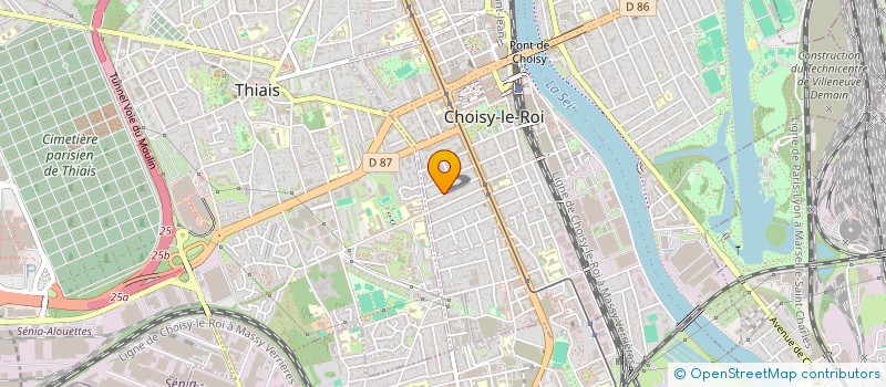 localisation de l'entreprise 897 616 660  à CHOISY-LE-ROI
