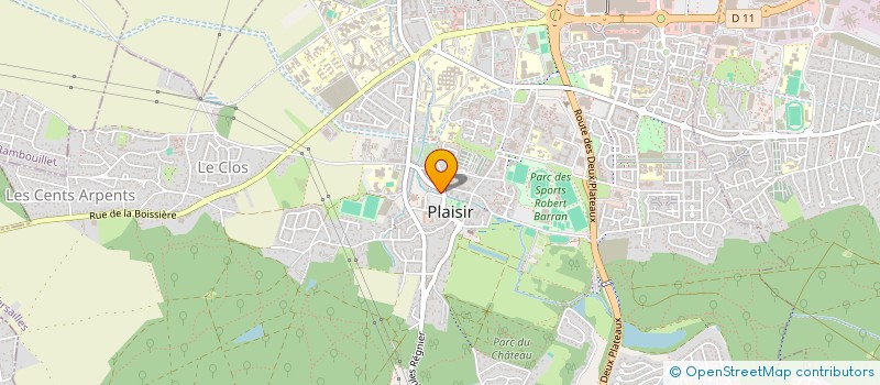 localisation de l'entreprise 897 619 441   PLAISIR