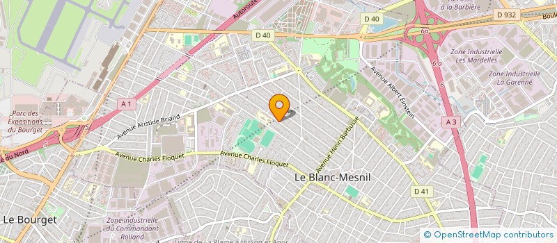 localisation de l'entreprise 897 623 294 à LE BLANC-MESNIL