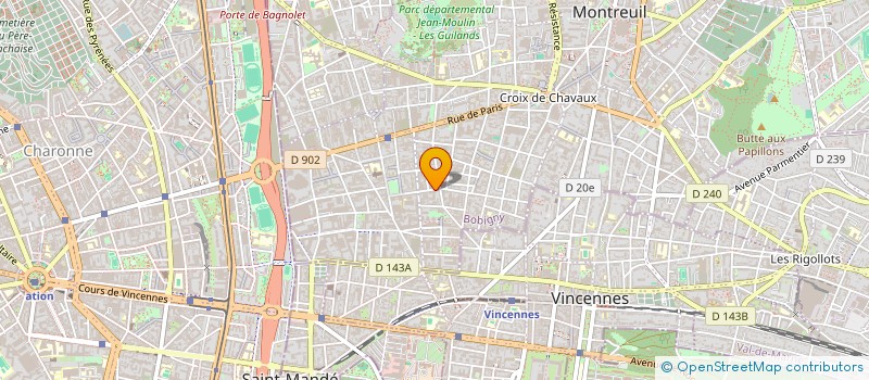 localisation de l'entreprise 897 650 933 à MONTREUIL