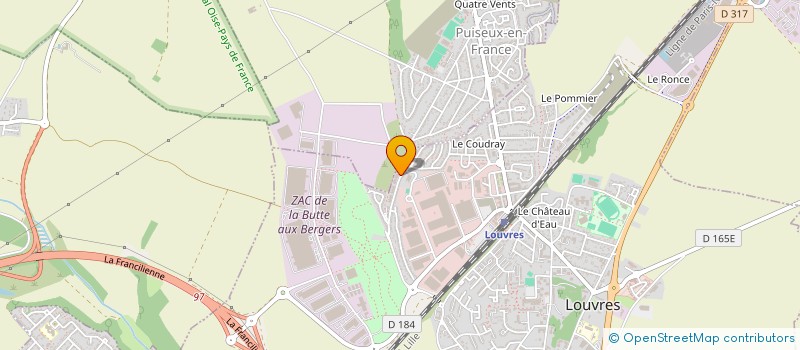 localisation de l'entreprise 897 658 811   LOUVRES