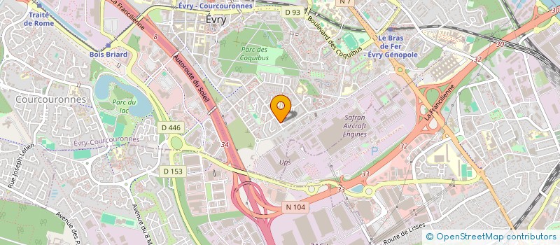 localisation de l'entreprise 897 659 793   EVRY-COURCOURONNES