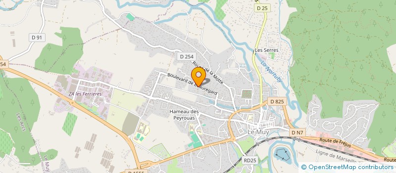 localisation de l'entreprise 897 703 328   LE MUY