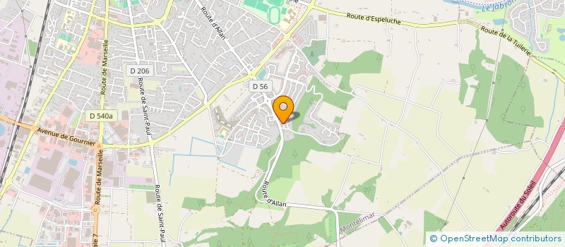 localisation de l'entreprise 897 708 558 à MONTELIMAR