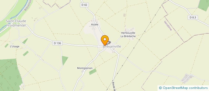 localisation de l'entreprise 897 709 440 à LA VILLE-AUX-CLERCS