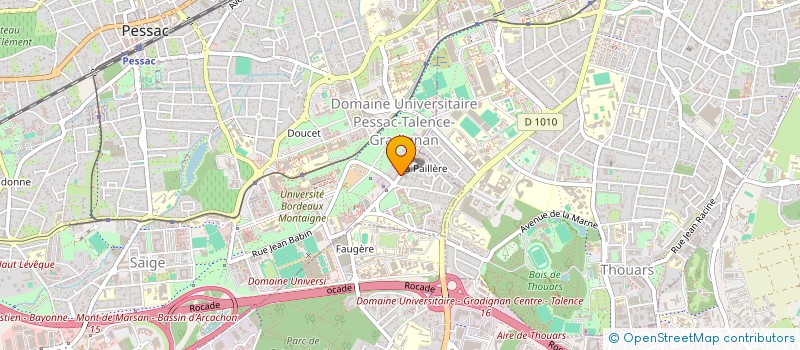 localisation de l'entreprise 897 729 158  à PESSAC