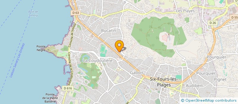 localisation de l'entreprise 897 760 336  à SIX-FOURS-LES-PLAGES