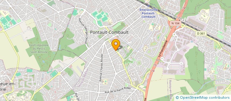 localisation de l'entreprise 897 785 150 à PONTAULT-COMBAULT