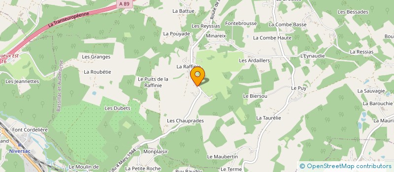 localisation de l'entreprise 897 788 295   BASSILLAC ET AUBEROCHE