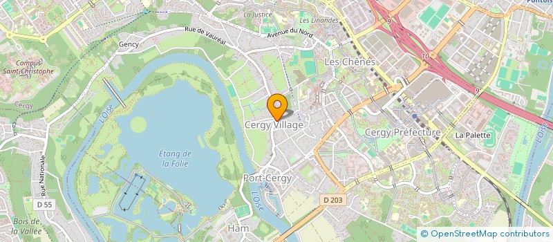 localisation de l'entreprise 897 829 479   CERGY