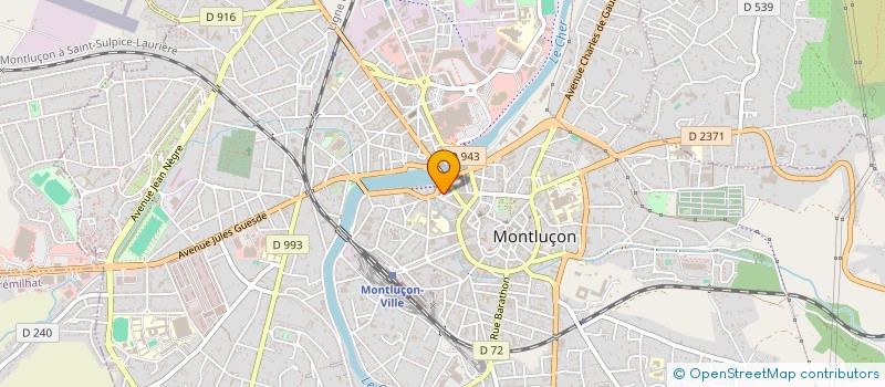 localisation de l'entreprise 897 830 584 à MONTLUCON