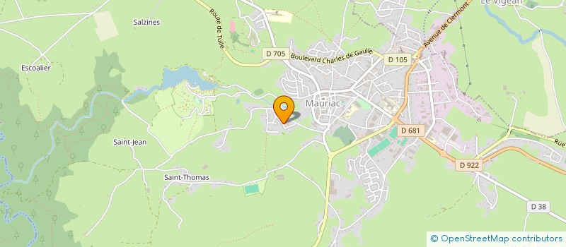 localisation de l'entreprise 897 830 592   CHALVIGNAC