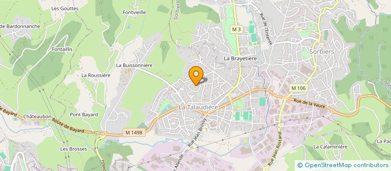localisation de l'entreprise 897 831 491   LA TALAUDIERE