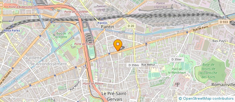 localisation de l'entreprise 897 837 787 à ROSNY-SOUS-BOIS