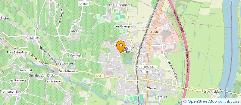 localisation de l'entreprise 897 852 513   CRECHES-SUR-SAONE