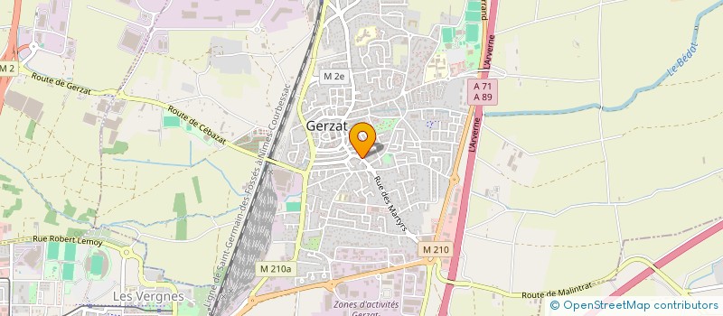 localisation de l'entreprise 897 856 084   GERZAT