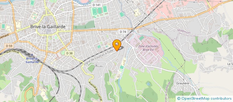 localisation de l'entreprise 897 864 609   BRIVE-LA-GAILLARDE