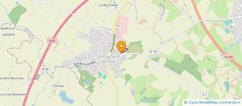 localisation de l'entreprise 897 872 891  à CHOLET