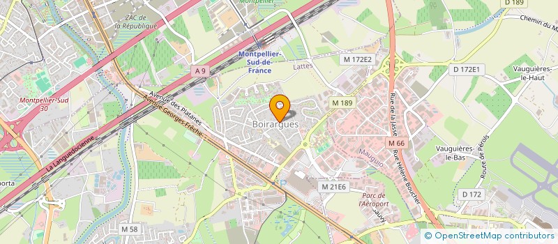 localisation de l'entreprise 897 876 405  à LATTES