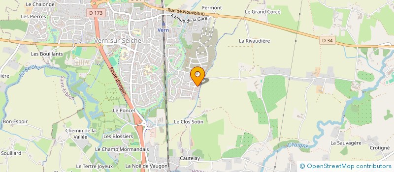 localisation de l'entreprise 897 889 663   VERN-SUR-SEICHE