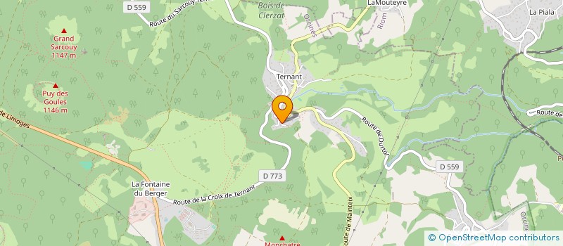 localisation de l'entreprise 897 896 098   LOUROUX-DE-BOUBLE