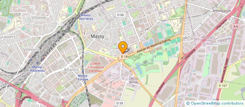localisation de l'entreprise 897 928 545 à MASSY