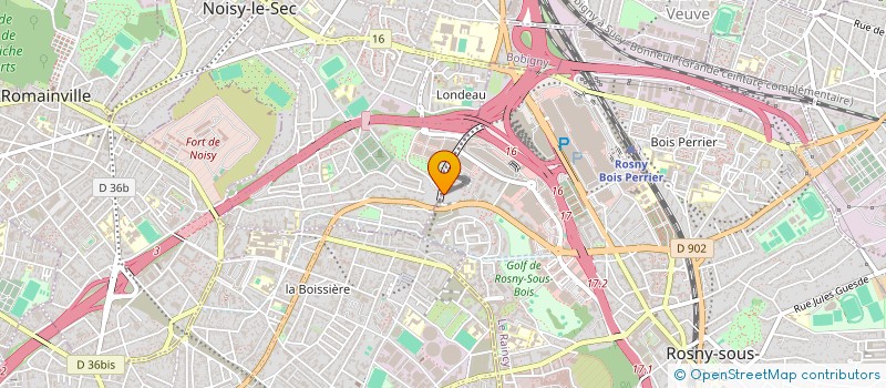 localisation de l'entreprise 897 933 727 à ROSNY-SOUS-BOIS