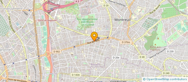 localisation de l'entreprise 897 935 516 à MONTREUIL