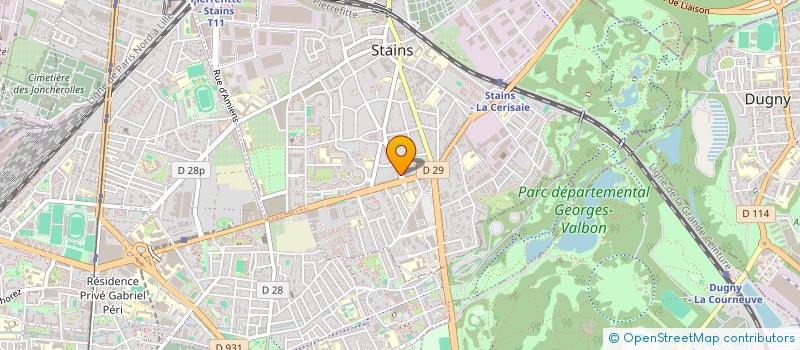 localisation de l'entreprise 897 981 338   STAINS