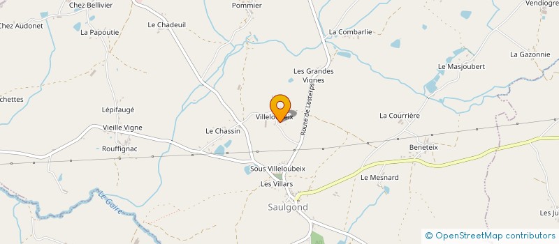 localisation de l'entreprise 897 983 714 à SAULGOND