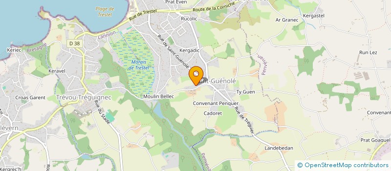 localisation de l'entreprise 898 007 851   TREVOU-TREGUIGNEC