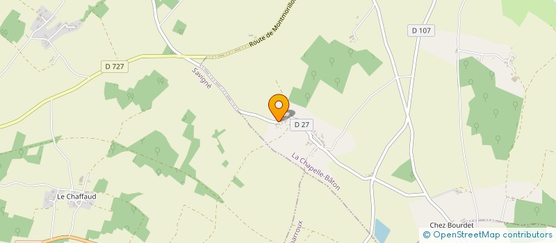 localisation de l'entreprise 898 065 941   LA CHAPELLE-BATON